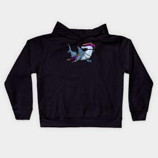 Hammerhead Shark Pirate Kids Hoodie